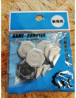 +1/-1 Counters Zilver (12 Stuks)