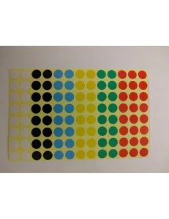 Stickervel Stippen 8mm